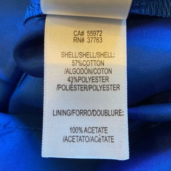 NWT!  Laundry sleeveless Tide Pool blue dress 14 - Picture 10 of 11